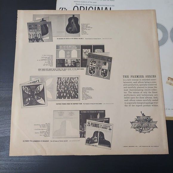 The Original Hits, Past & Present Vinyl Record LP - 1960 - Liberty LRP 3178 - Picture 5 of 9